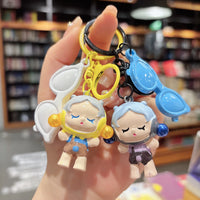 SkullPanda Glam Guardian Keychain