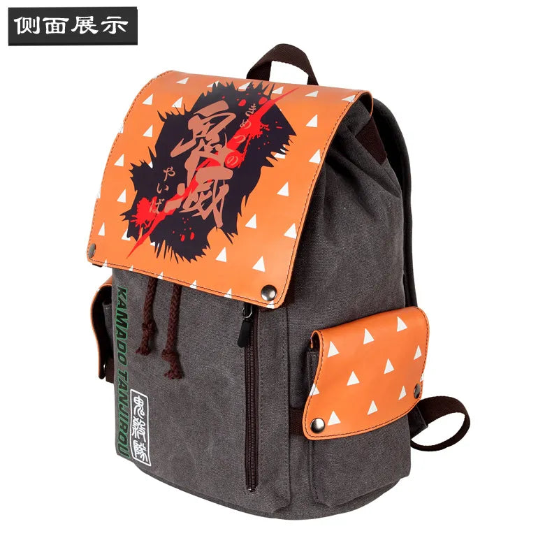 Demon Slayer Canvas Caryall Backpack