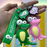 Jaw-some Jingle Crocodile Keychain