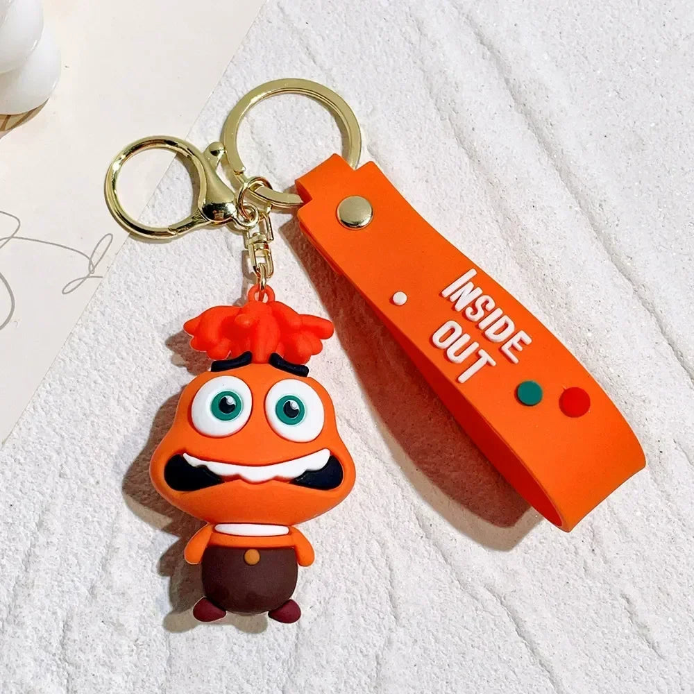 Inside Out Key Chain Inside Out Emotions 3D Keychain