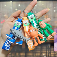 Brainrot Meme Riot Keychain