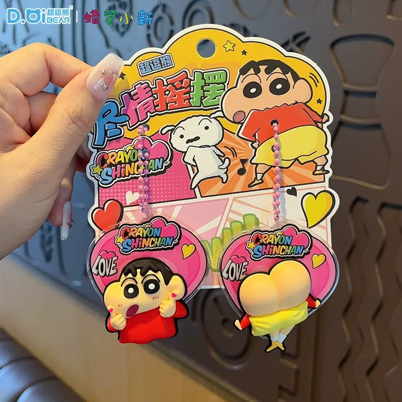 Genuine Crayon Shinchan Squishy Bottom Keychain