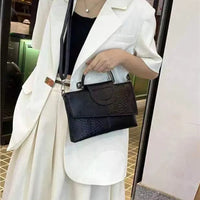 Glam Croc Clutch Bag