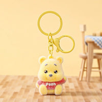 Honey Pooh Flocked Fuzz Keychain