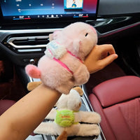 Sporty Capybara Wag Tail Plush Bracelet (23 cm)