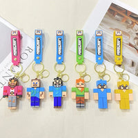 Minecraft Overworld Blockbuster Keychain