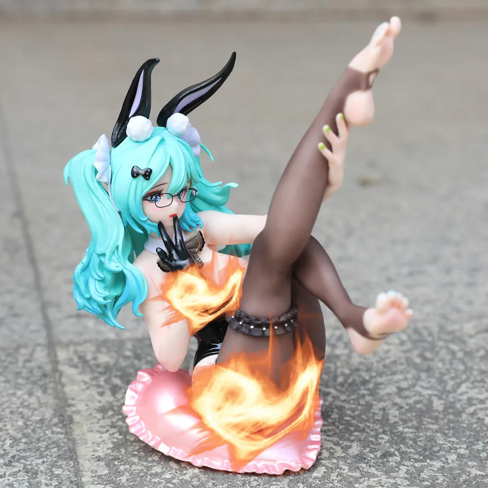 Hatsune Miku Legs Up Bunny Girl Figure (17 cm)