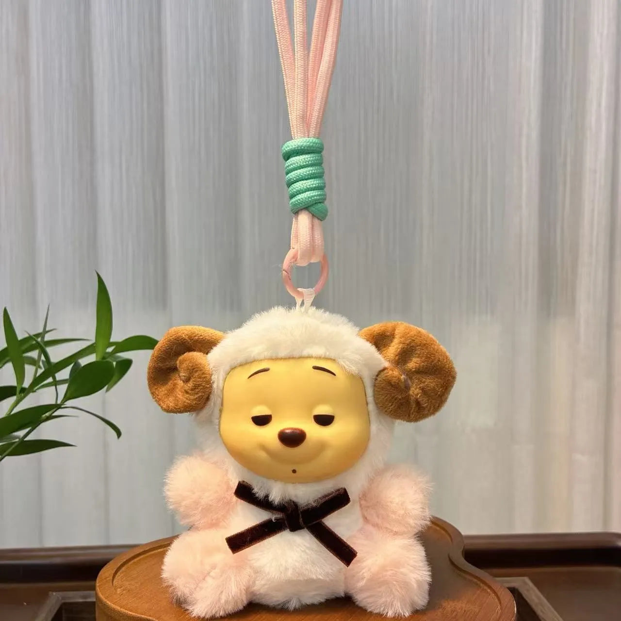 Pooh Naughty Party Plush Keychain