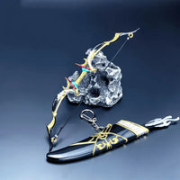 Genshin Impact Bow & Arrow Miniature Keychain