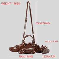 Berry-Sweet Premium Alligator-Shape Novelty Handbag
