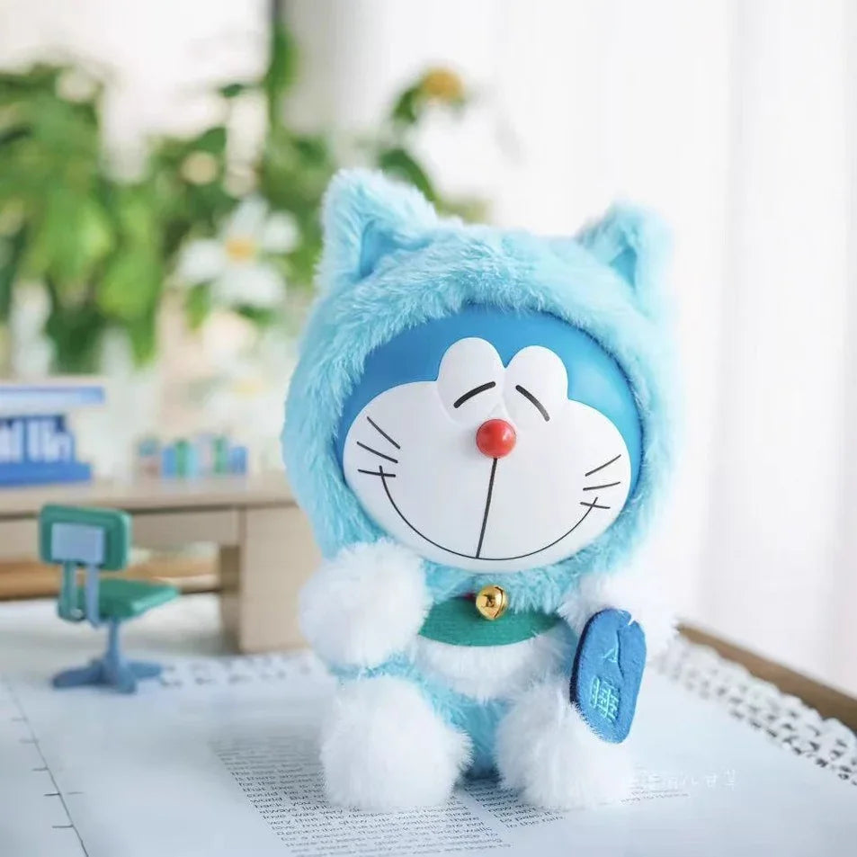 Doraemon Lucky Cat Plush Blind Box