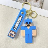 Minecraft Overworld Blockbuster Keychain