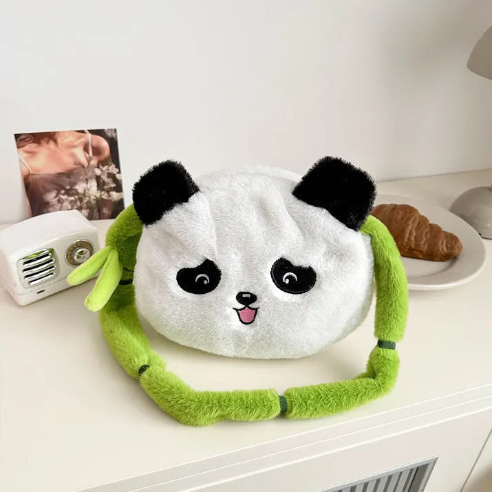 Bamboo Carry Panda Plush Bag