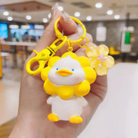 Sunkissed Blooming Duck 3D Keychain
