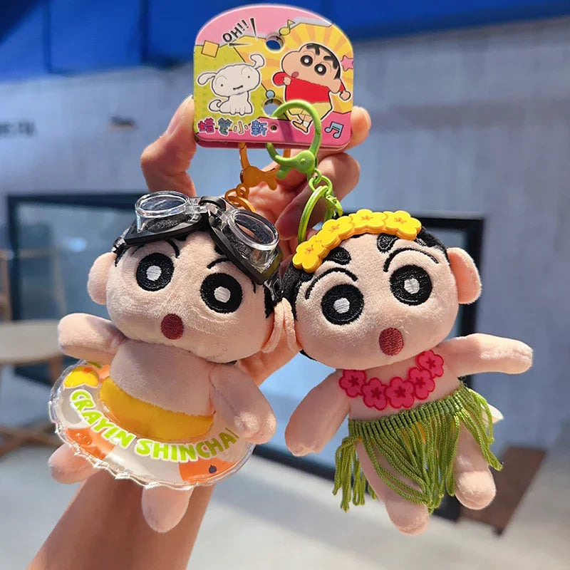 Crayon Shinchan Beach Holiday Keychain