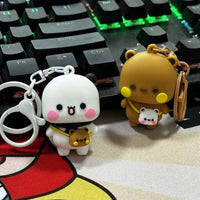 Adventurous Bubu Dudu Couple Keychain