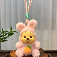 Pooh Naughty Party Plush Keychain