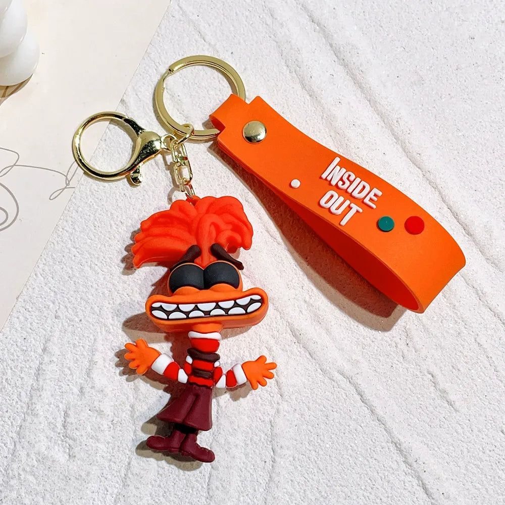 Inside Out Emotions 3D Keychain