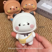 Bubu Dudu Face Changing Interactive Keychain