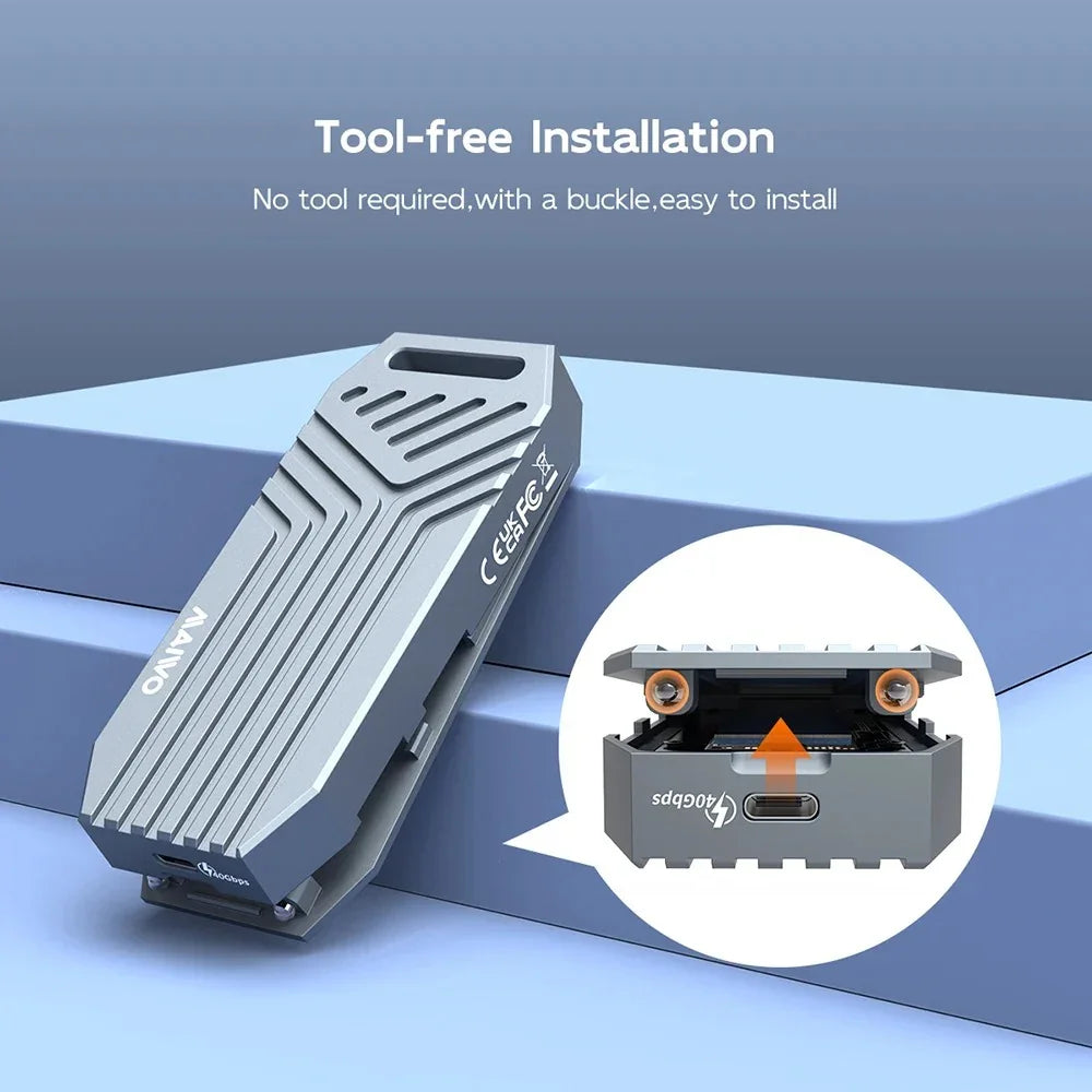 MAIWO 40Gbps USB 4 M.2 NVMe SSD Enclosure