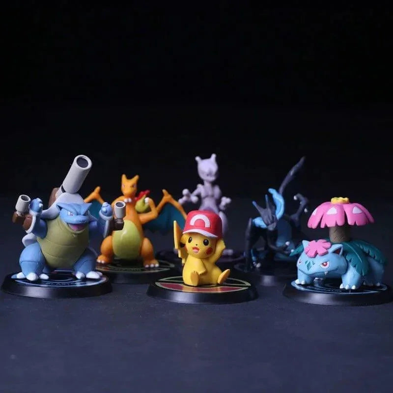 Pokimoen Battle Stance Miniature Figurines