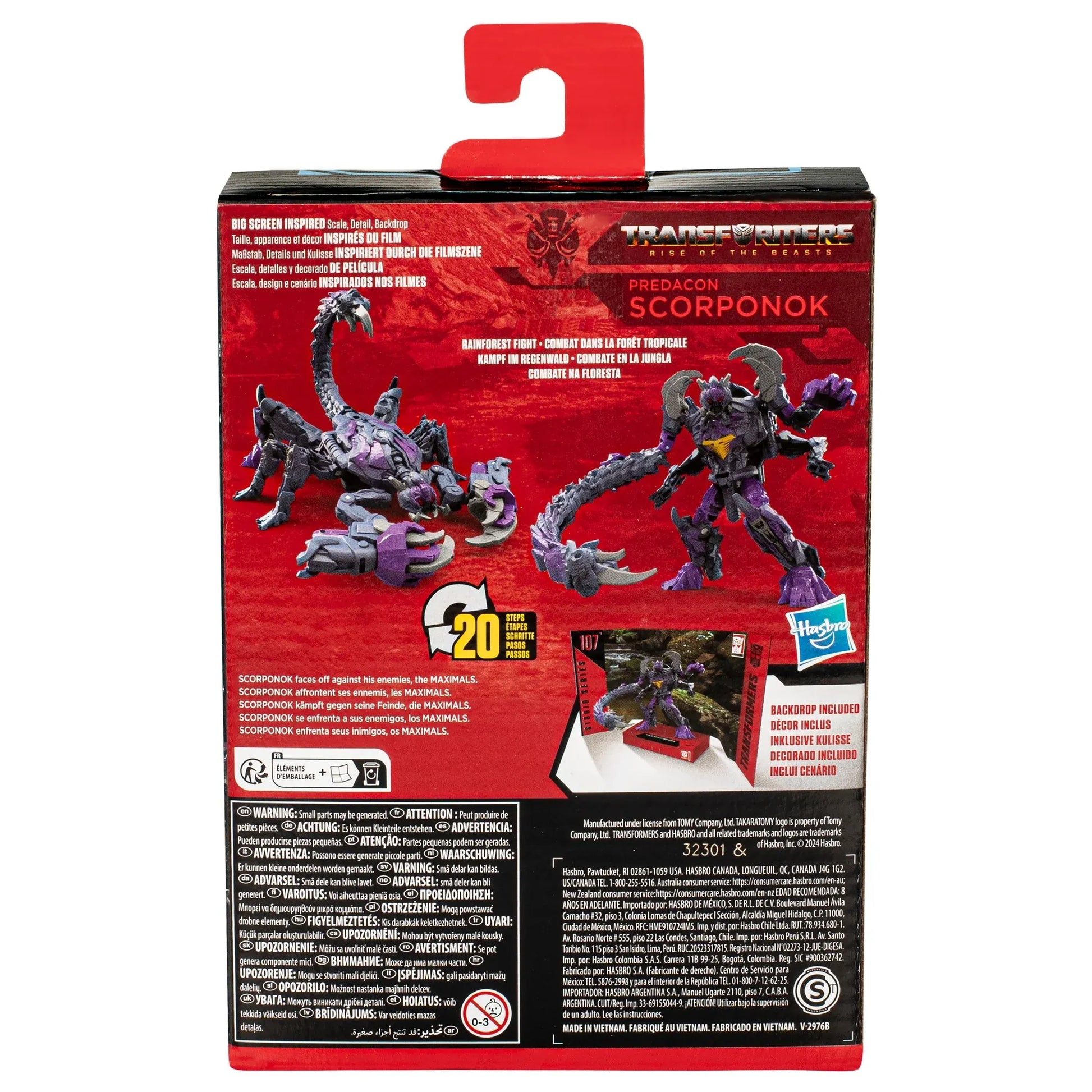 Transformers SS107 Rise of the Beasts Scorponok Action Figure