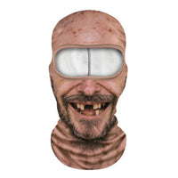 Grandpa Realistic Face Winter Balaclava Mask