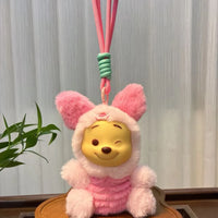 Pooh Naughty Party Plush Keychain