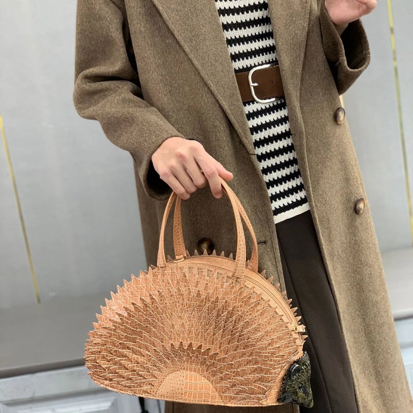 Nocturnia Hedgehog 3D Crossbody Handbag