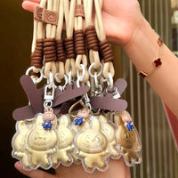 Labubu 20mg Gold Charm Keychain