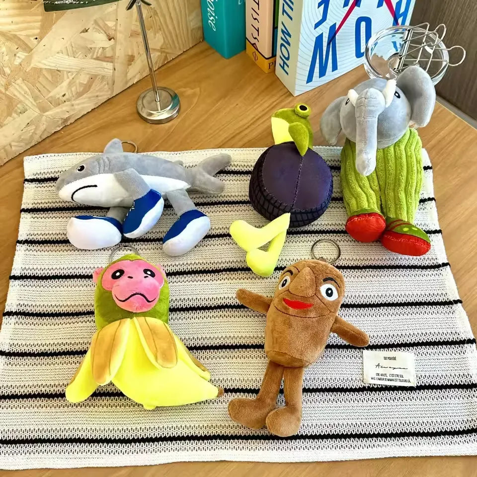 Brainrot Besties Plush Keychain