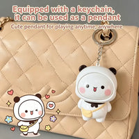 Bubu Dudu Face Changing Interactive Keychain