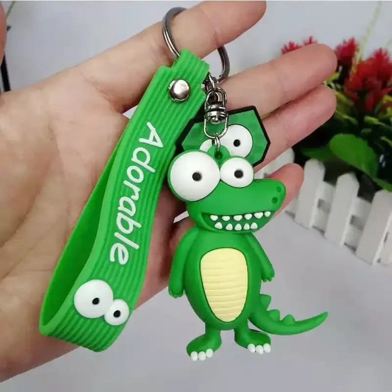 Jaw-some Jingle Crocodile Keychain