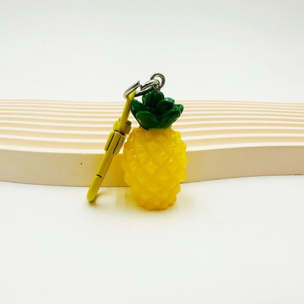 3D Creative Simulation Fruit Keychain
