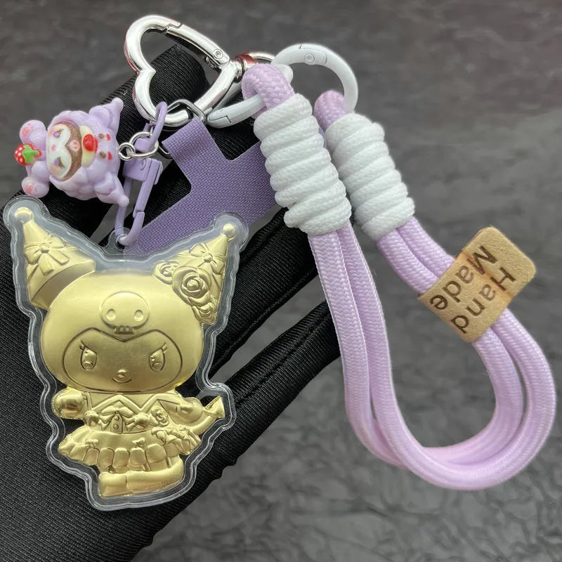 Sanliou Icons 20mg Gold Charm Keychain