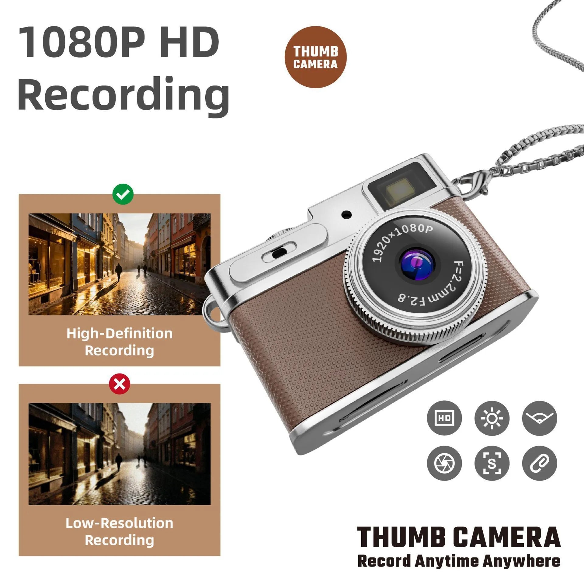 Pic Master Retro Palm Sized Keychain Camera
