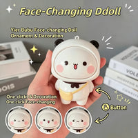 Bubu Dudu Face Changing Interactive Keychain