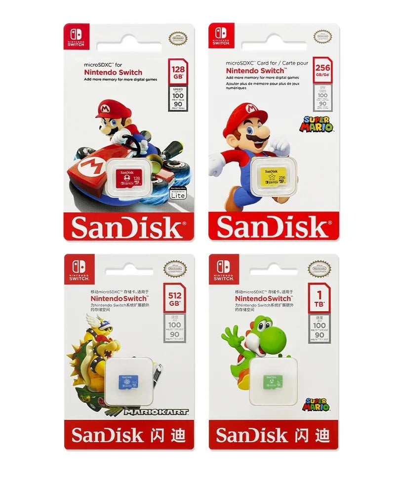 Sandisc Nintendo Switch TF Memory Card (upto 1 TB)