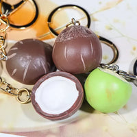 Coconut Tropical Escape 3D Keychain