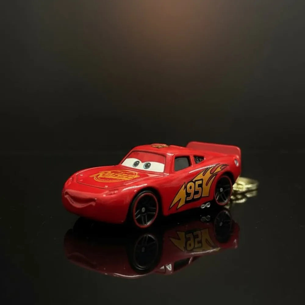 Lightning McQueen Metal Car Keychain