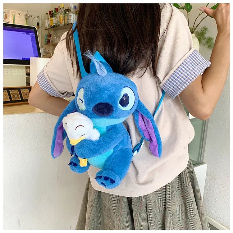 Cosmic Stitch Hugs Duck Plush Backpack