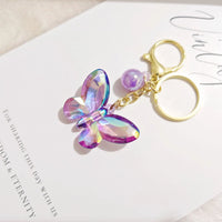 Glimmerwing Butterfly Crystal Keychain