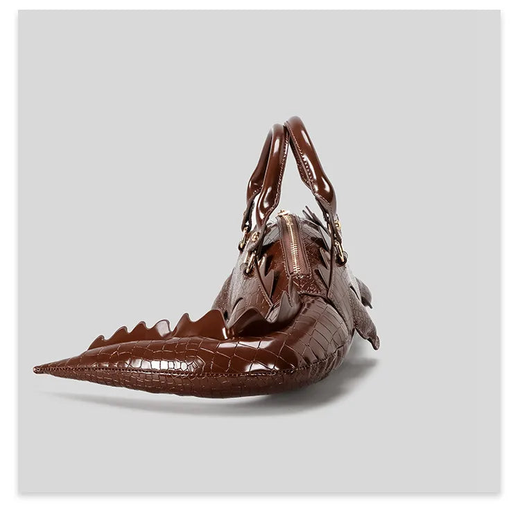 Berry-Sweet Premium Alligator-Shape Novelty Handbag