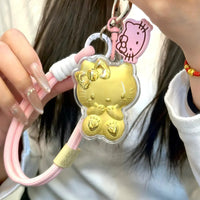 Sanliou Icons 20mg Gold Charm Keychain