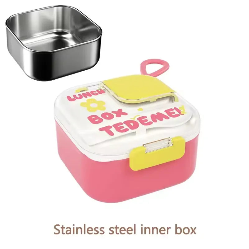 Tedemei Floral Smiles Steel Lunch Box