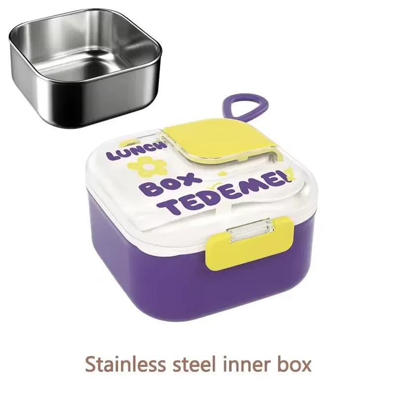 Tedemei Floral Smiles Steel Lunch Box