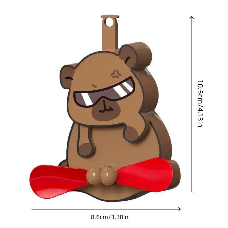 Scratchy Critters Breezy Buddy Keychain