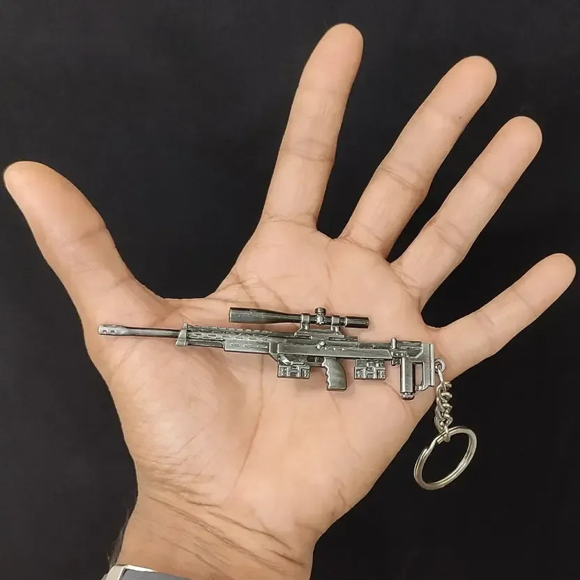 MP39 PUBG Battleground Metal Gun Keychain
