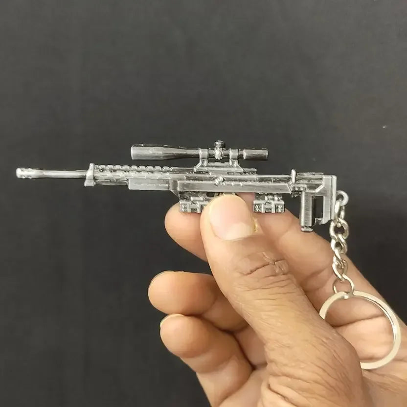 MP39 PUBG Battleground Metal Gun Keychain