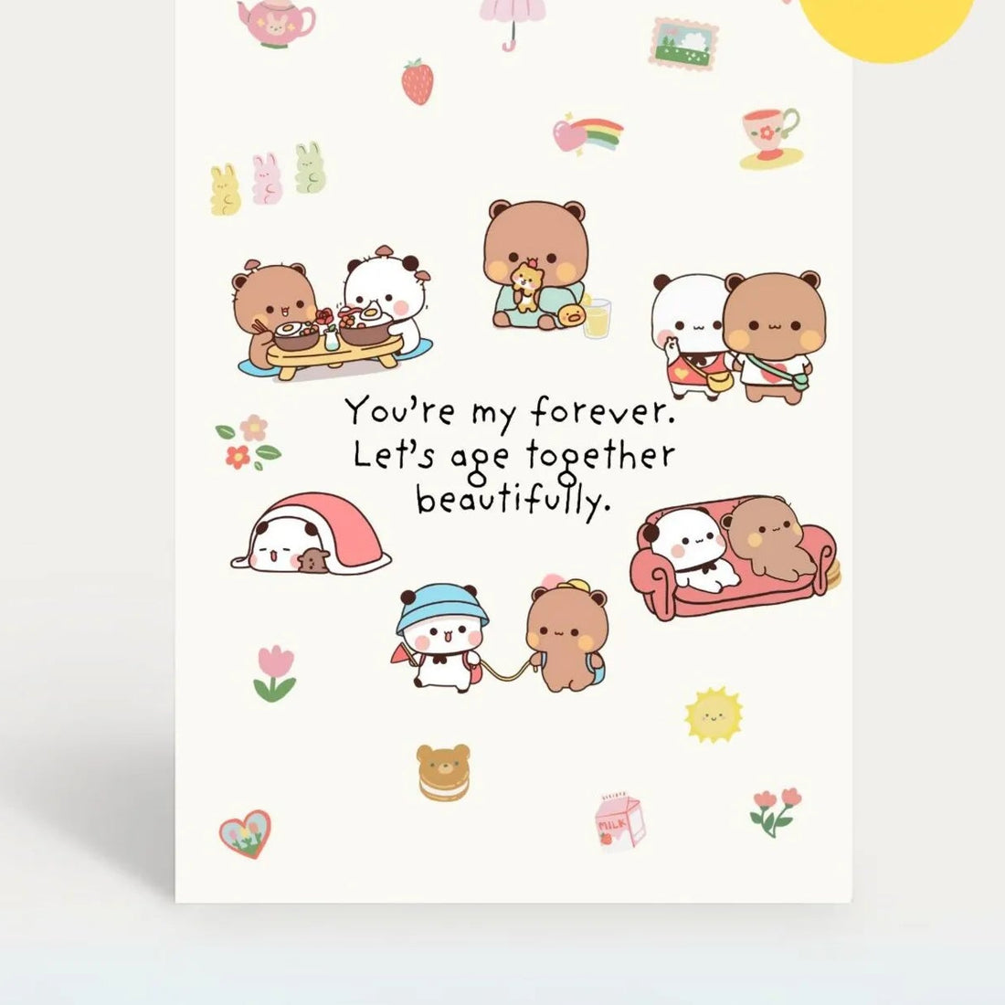 Bubu Dudu Let's Age Together Romantic Card